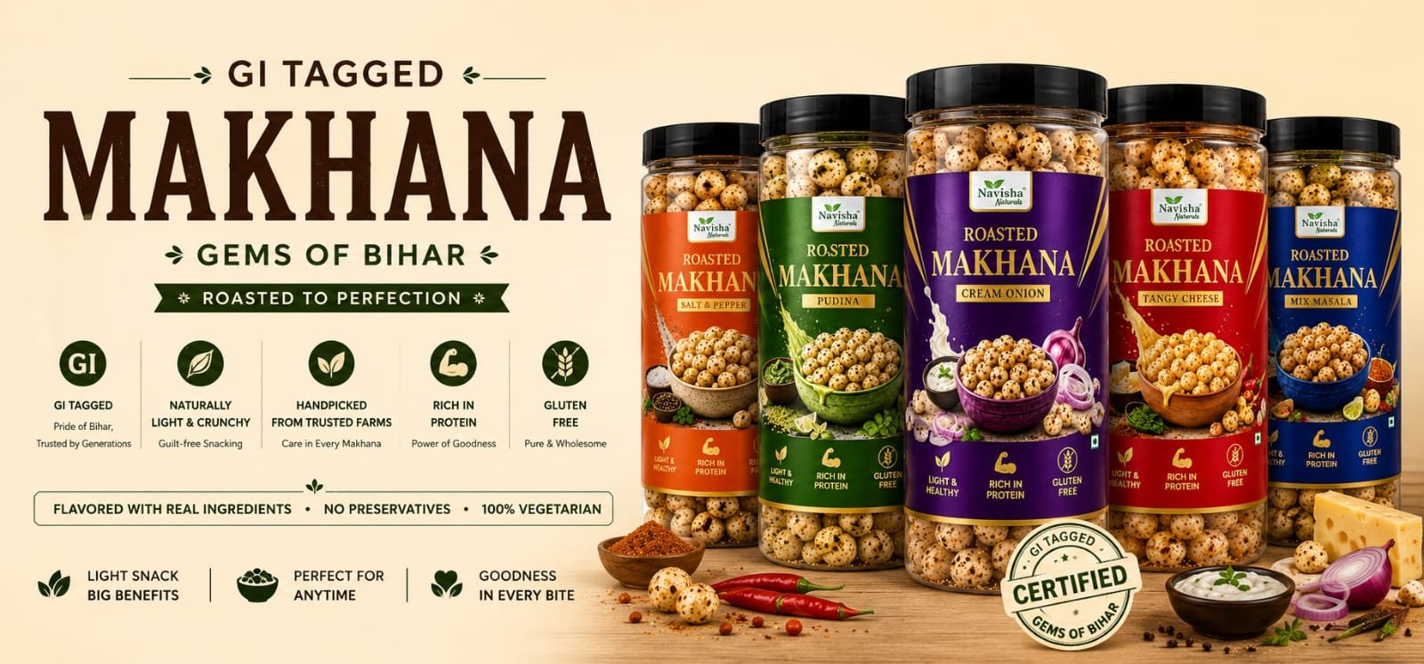 GI Tagged Makhana